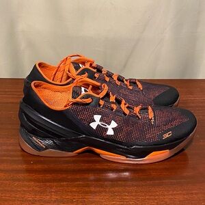Under Armour Curry 2 Low SC San Francisco Giants  Black Orange size 13.5